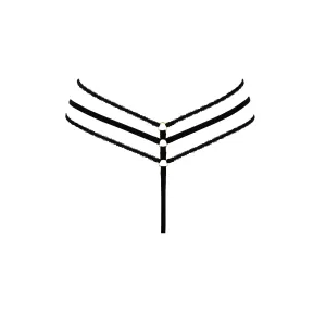 Schwarzer String ouvert Aretusa von Anais Apparel Luxury Lingerie