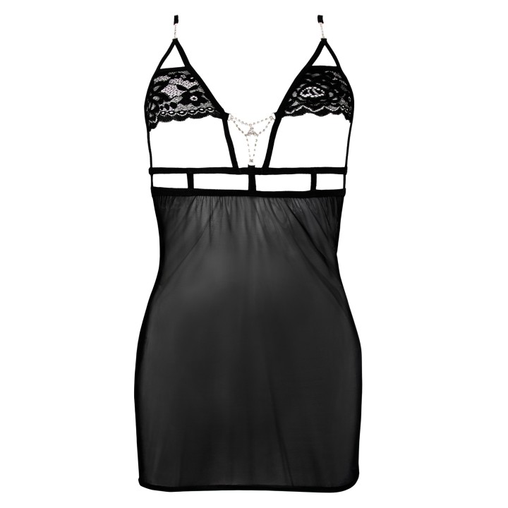 Schwarzes Chemise Claea von Anais Apparel Luxury Lingerie | Fesselliebe.de