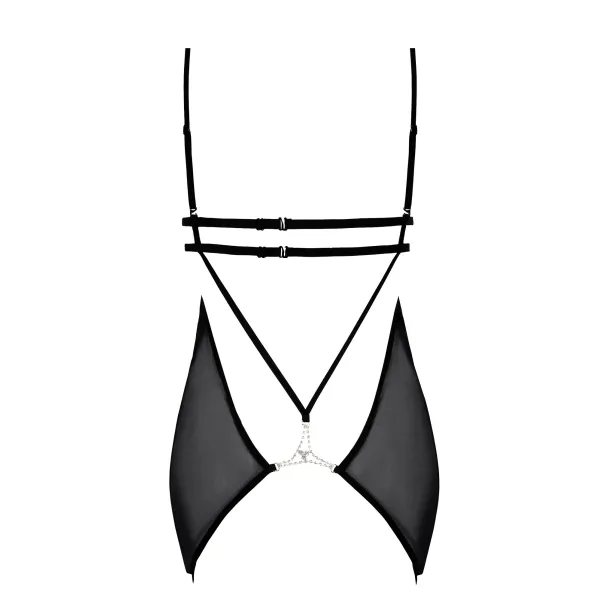 Schwarzes Chemise Claea von Anais Apparel Luxury Lingerie | Fesselliebe.de