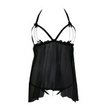 Schwarzes Chemise Lilith von Anais Apparel Luxury Lingerie | Fesselliebe.de