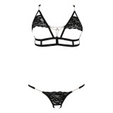 Schwarzes Set Kyane von Anais Apparel Luxury Lingerie | Fesselliebe.de