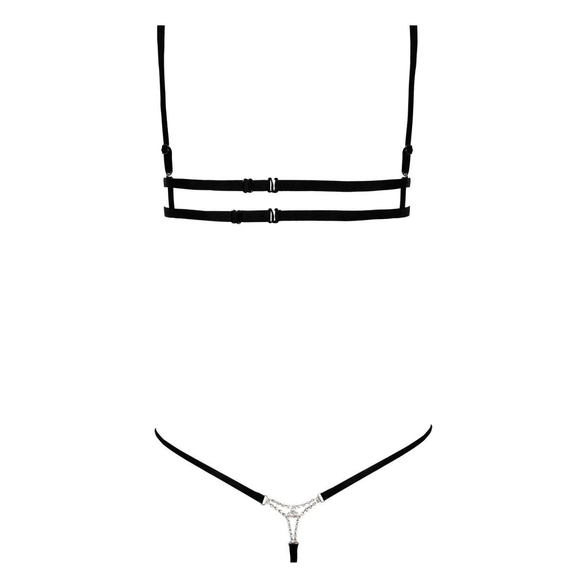 Schwarzes Set Kyane von Anais Apparel Luxury Lingerie | Fesselliebe.de