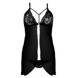 Schwarzes Chemise Maya von Anais Apparel Luxury Lingerie | Fesselliebe.de