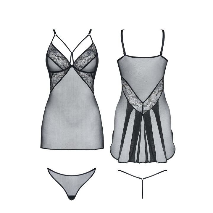 Schwarzes Minikleid Lucette von Demoniq Magnetic Collection | Fesselliebe.de