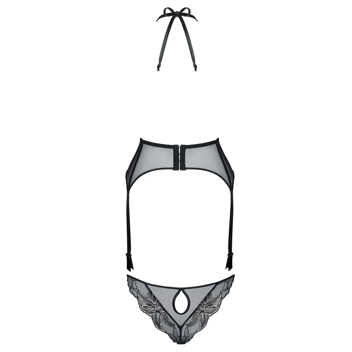 Schwarz/goldenes Gorset Penelope von Demoniq Magnetic Collection | Fesselliebe.de