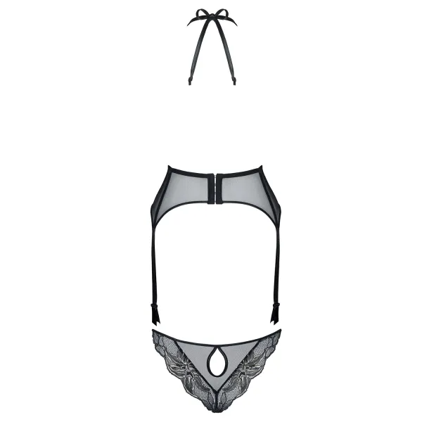 Schwarz/goldenes Gorset Penelope von Demoniq Magnetic Collection | Fesselliebe.de