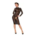 Klassisches Kleid aus weichem und elastischen Tüll F182 von Noir Handmade Decadence Collection