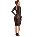 Klassisches Kleid aus weichem und elastischen Tüll F182 von Noir Handmade Decadence Collection