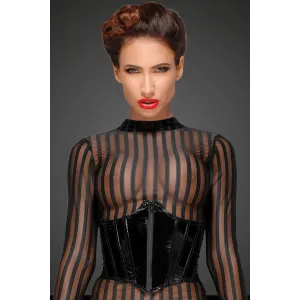 Klassisches Kleid aus weichem und elastischen Tüll F182 von Noir Handmade Decadence Collection