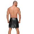 Ecoleather Gladiator Rock mit PVC Zierfalten H053 von Noir Handmade Decadence Collection