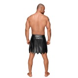 Ecoleather Gladiator Rock mit PVC Zierfalten H053 von Noir Handmade Decadence Collection | Fesselliebe.de