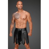 Ecoleather Gladiator Rock mit PVC Zierfalten H053 von Noir Handmade Decadence Collection | Fesselliebe.de