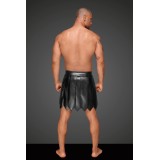 Ecoleather Gladiator Rock mit PVC Zierfalten H053 von Noir Handmade Decadence Collection | Fesselliebe.de