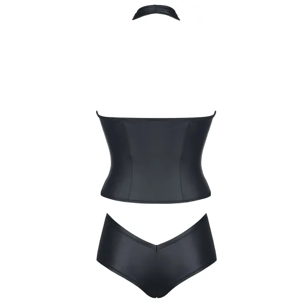 Schwarzes Set Eva von Demoniq Hard Candy Collection | Fesselliebe.de