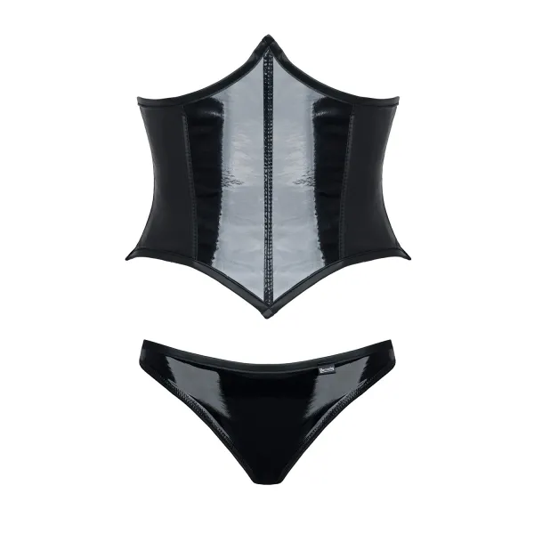 Schwarzes Set Cindy von Demoniq Hard Candy Collection | Fesselliebe.de