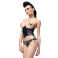 Schwarzes Set Nikoletta von Demoniq Hard Candy Collection