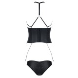 Schwarzes Set Nikoletta von Demoniq Hard Candy Collection | Fesselliebe.de