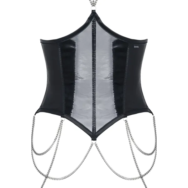 Schwarzes Set Nikoletta von Demoniq Hard Candy Collection | Fesselliebe.de