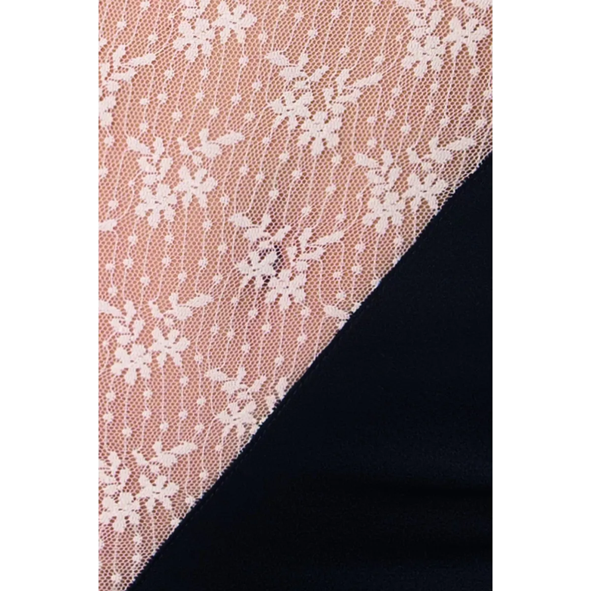 Schwarz/ecru Chemise Nea von Passion | Fesselliebe.de