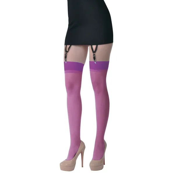 Lila Strümpfe Vanessa von Legg Story | Fesselliebe.de
