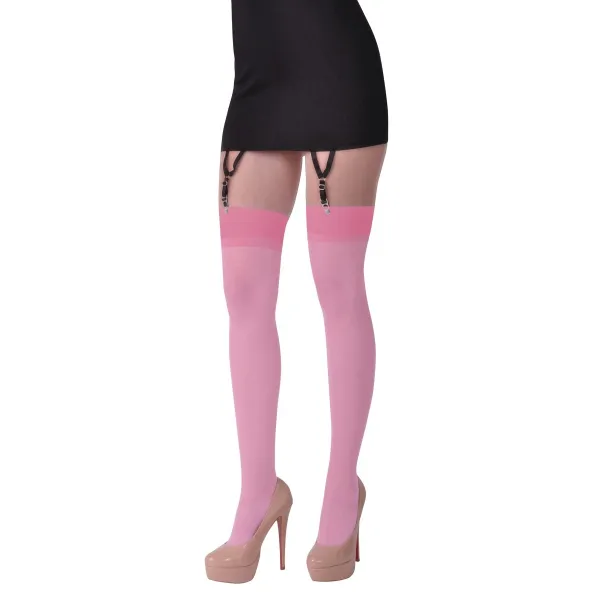 Rosa Strümpfe Vanessa von Legg Story | Fesselliebe.de