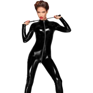 PVC Overall mit langem 3-Wege Zipper F188 von Noir Handmade Decadence Collection