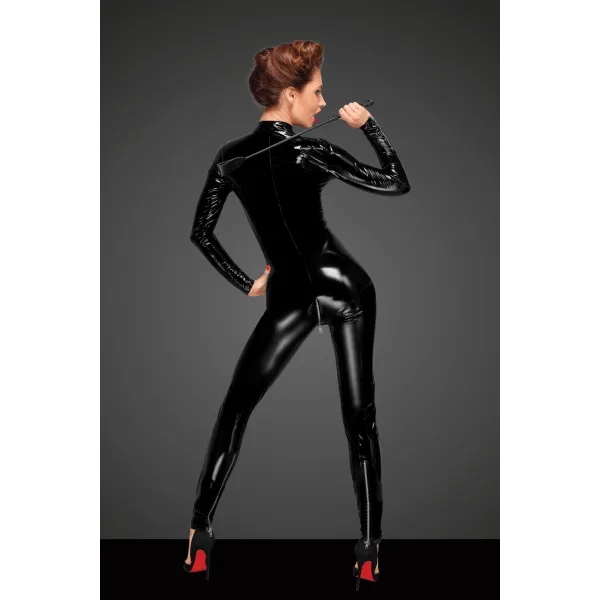 PVC Overall mit langem 3-Wege Zipper F188 von Noir Handmade Decadence Collection | Fesselliebe.de