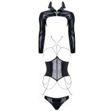 Schwarzes Set DE443 von Demoniq Hard Candy Collection | Fesselliebe.de