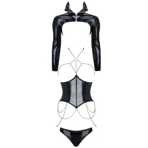 Schwarzes Set DE443 von Demoniq Hard Candy Collection