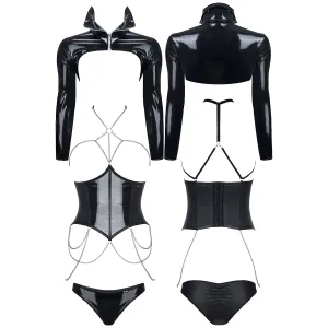 Schwarzes Set DE443 von Demoniq Hard Candy Collection