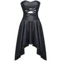 Schwarzes Kleid DE438 von Demoniq Hard Candy Collection