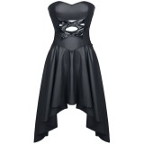 Schwarzes Kleid DE438 von Demoniq Hard Candy Collection | Fesselliebe.de