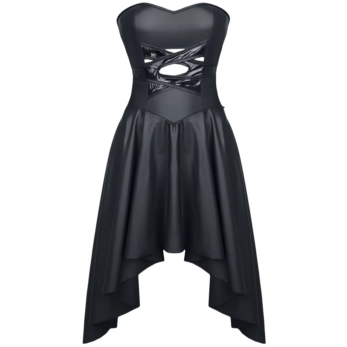 Schwarzes Kleid DE438 von Demoniq Hard Candy Collection | Fesselliebe.de