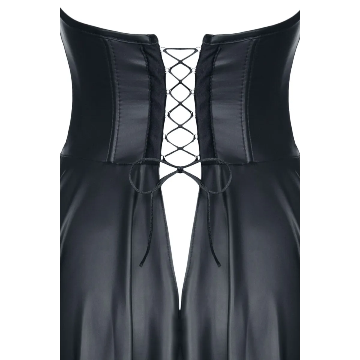 Schwarzes Kleid DE438 von Demoniq Hard Candy Collection | Fesselliebe.de