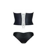 Schwarzes Set DE453 von Demoniq Hard Candy Collection | Fesselliebe.de