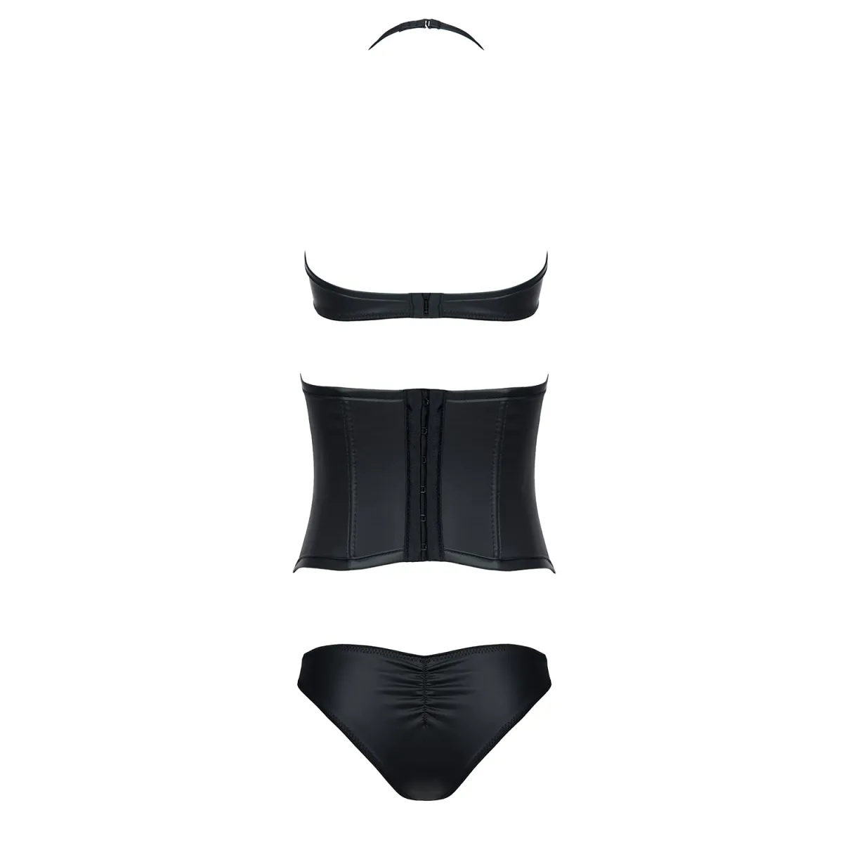 Schwarzes Set DE448 von Demoniq Hard Candy Collection | Fesselliebe.de