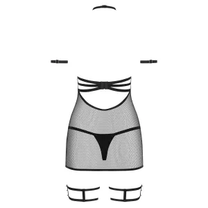 858-CHE-1 Chermise schwarz von Obsessive