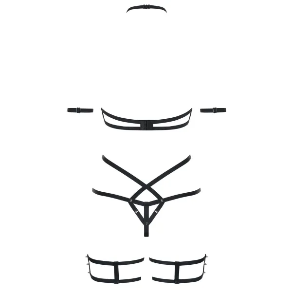 858-Set-1 Set schwarz von Obsessive | Fesselliebe.de