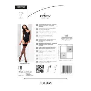 Strümpfe ST002 schwarz von Passion