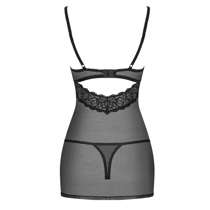 852-CHE-1 Chermise schwarz von Obsessive | Fesselliebe.de