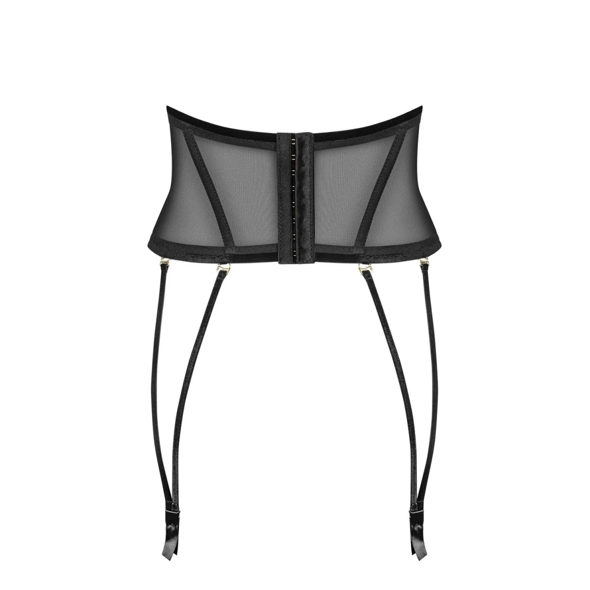 Taillenkorsett mit Stickerei und Strapshaltern 2018 von Petite Noir | Fesselliebe.de