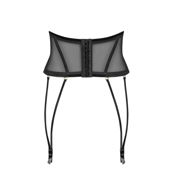 Taillenkorsett mit Stickerei und Strapshaltern 2018 von Petite Noir | Fesselliebe.de