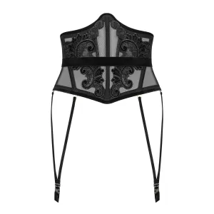 Taillenkorsett mit Stickerei und Strapshaltern 2018 von Petite Noir