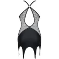 Schwarzes Strapskleid DDEris001 von Demoniq Dark Desire Collection