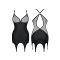 Schwarzes Strapskleid DDEris001 von Demoniq Dark Desire Collection