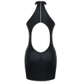 Schwarzes Minikleid DDFeme001 von Demoniq Dark Desire Collection