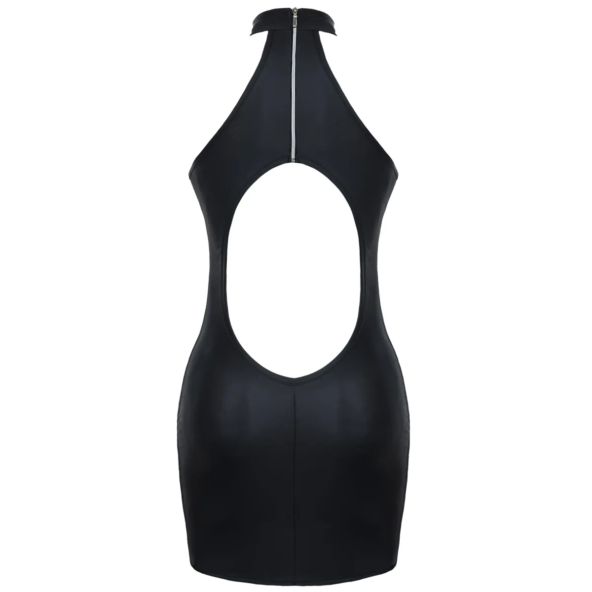 Schwarzes Minikleid DDFeme001 von Demoniq Dark Desire Collection | Fesselliebe.de