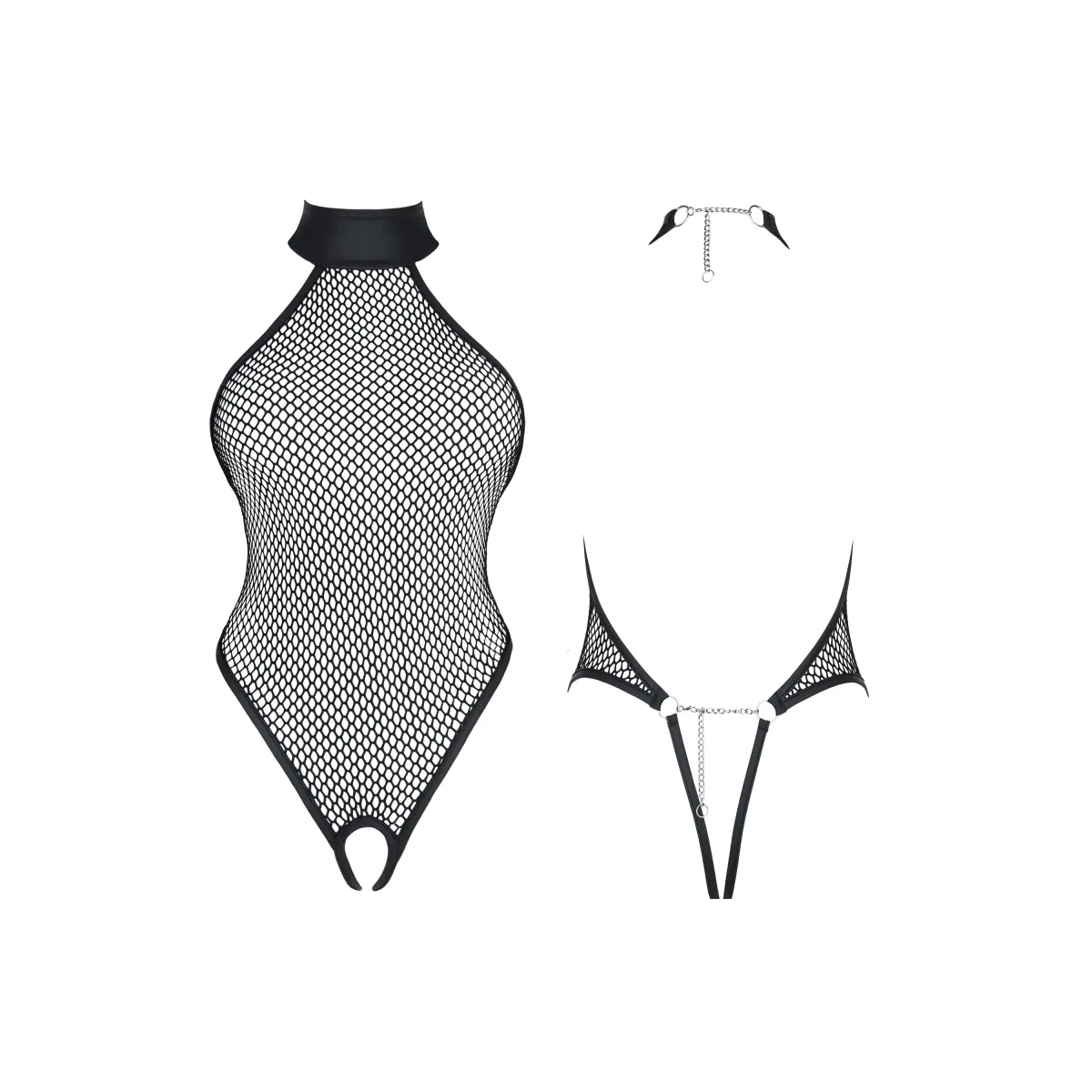 Schwarzer Body DDHarmonia001 von Demoniq Dark Desire Collection | Fesselliebe.de