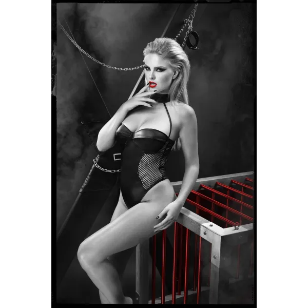 Schwarzer Body DDKeto001 von Demoniq Dark Desire Collection | Fesselliebe.de