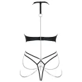 Schwarzer Ketten-Body DDLitai001 von Demoniq Dark Desire Collection